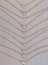 Load image into Gallery viewer, Everyday 0.24 Ct. Diamond Bezel Necklace in Yellow Gold