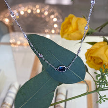 Load image into Gallery viewer, Sapphire Diamonds By The Yard Necklace