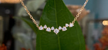 Load image into Gallery viewer, Diamond Bar Cluster Necklace
