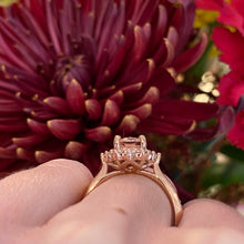 Load image into Gallery viewer, Morganite and Diamond Ring in Rose Gold
