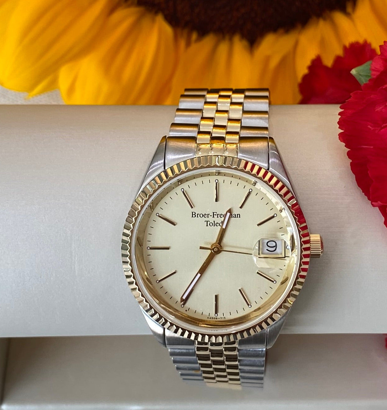 Gold Dial Two Toned Watch