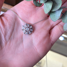 Load image into Gallery viewer, Vintage Pendant with Milgrain Floral Design