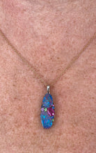 Load image into Gallery viewer, Opal Sapphire & Garnet Necklace