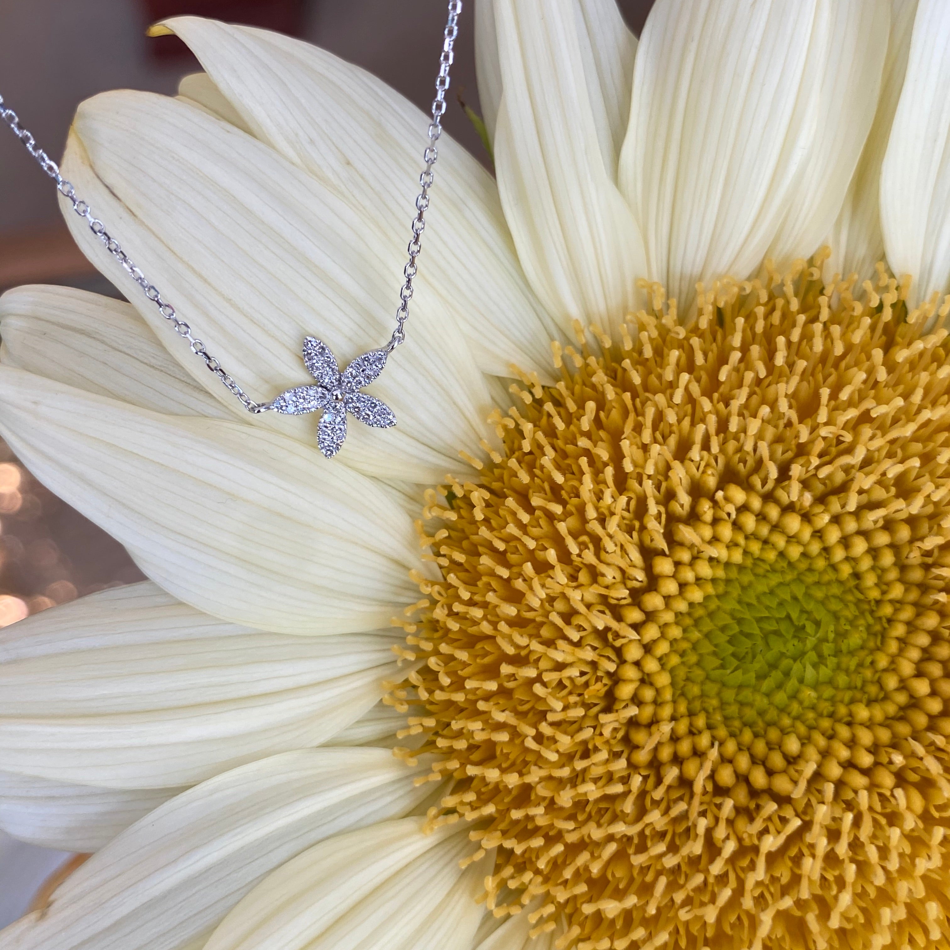 Petite Bloom Diamond Necklace