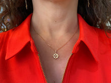 Load image into Gallery viewer, Unique Yellow Gold and Diamond Necklace