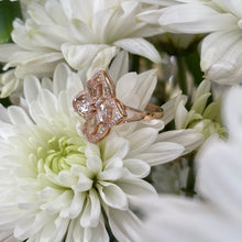 Load image into Gallery viewer, Fancy Morganite & Diamond Cocktail Ring
