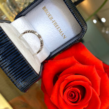 Load image into Gallery viewer, Chevron Baguette & Round Diamond Band