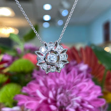 Load image into Gallery viewer, Vintage Pendant with Milgrain Floral Design
