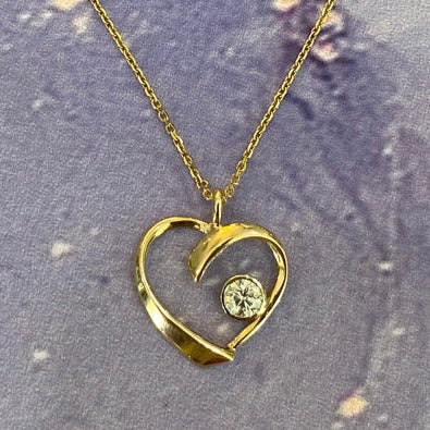 The Beloved Vintage Heart Necklace