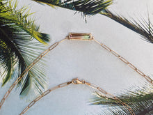 Load image into Gallery viewer, Watermelon Tourmaline Necklace in Rose Gold. One of a Kind!
