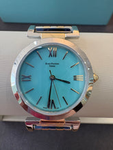 Load image into Gallery viewer, Turquoise Dial Two Toned Bracelet Watch
