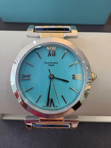 Turquoise Dial Two Toned Bracelet Watch