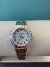 Load image into Gallery viewer, White Dial Two Toned Diamond Accent Petite Watch
