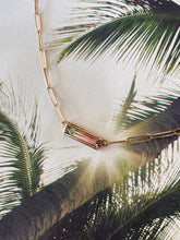 Load image into Gallery viewer, Watermelon Tourmaline Necklace in Rose Gold. One of a Kind!
