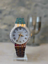 Load image into Gallery viewer, White Dial Two Toned Diamond Accent Petite Watch
