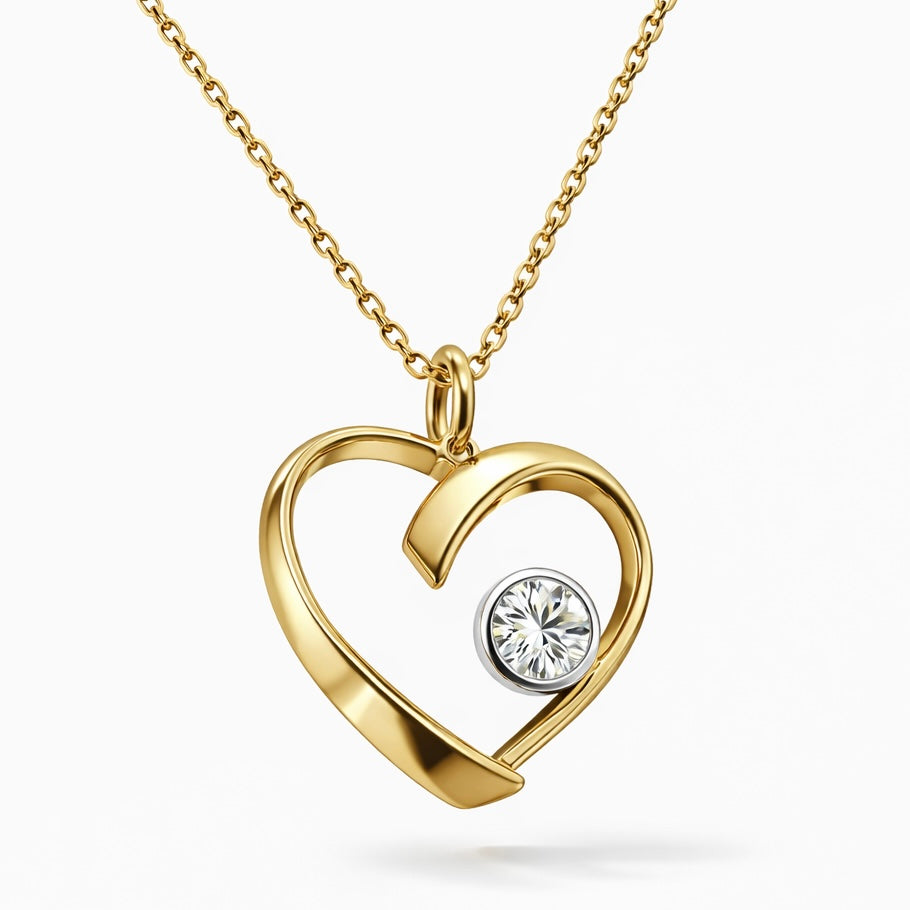 The Beloved Vintage Heart Necklace