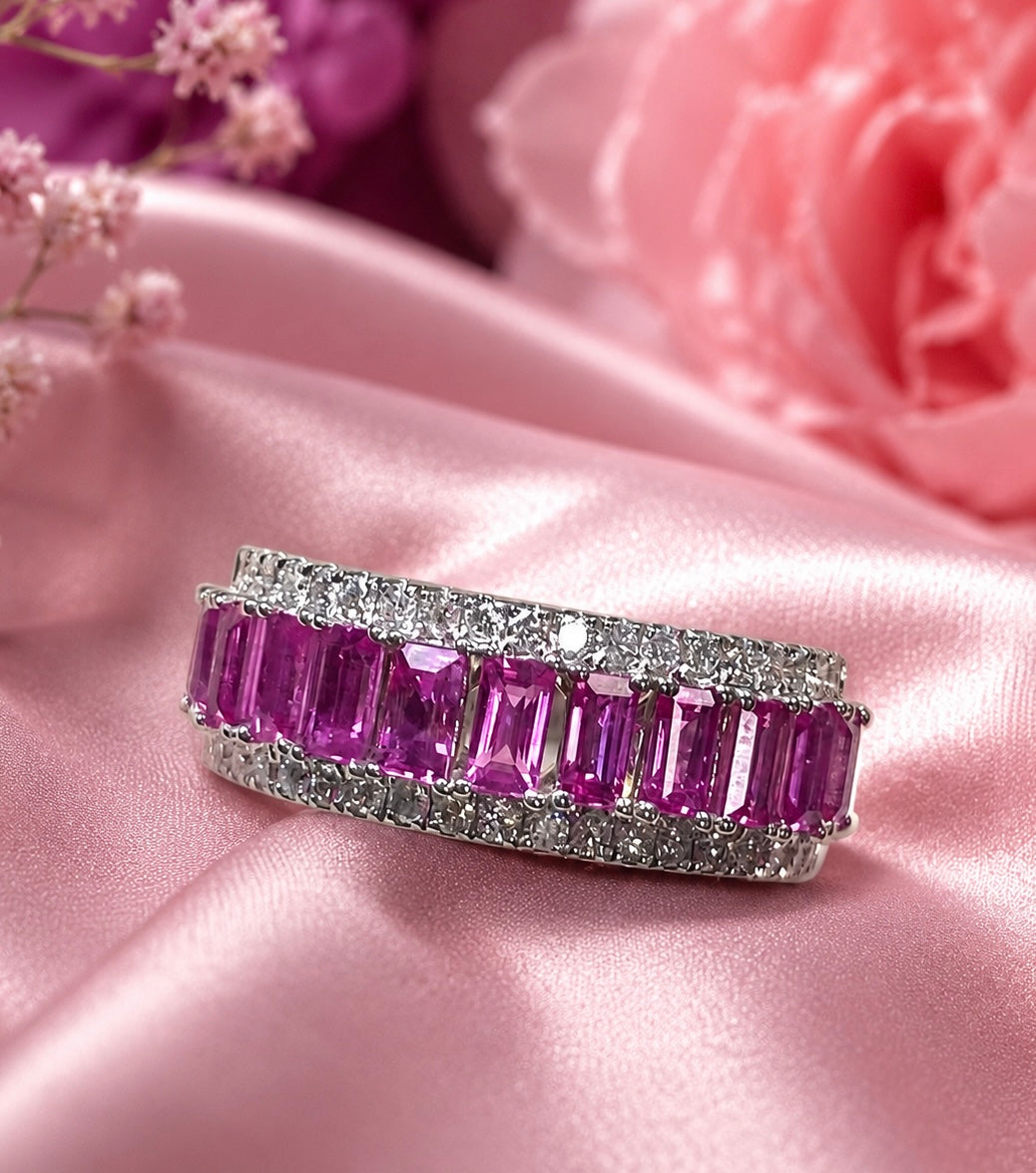 Blush Radiance Diamond Band