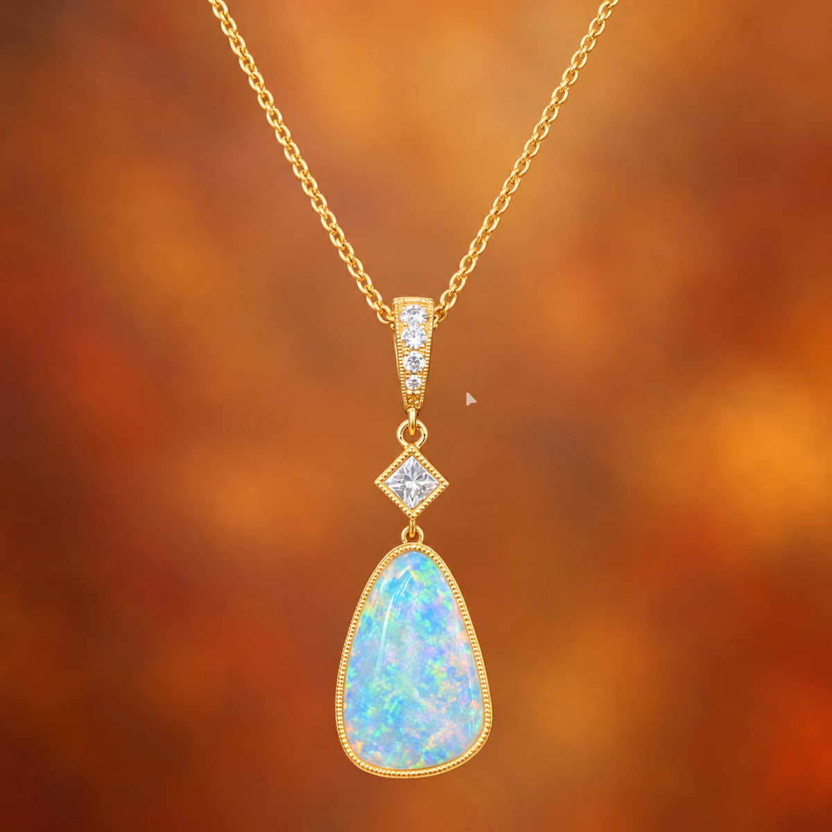 The Aurora Opal Necklace