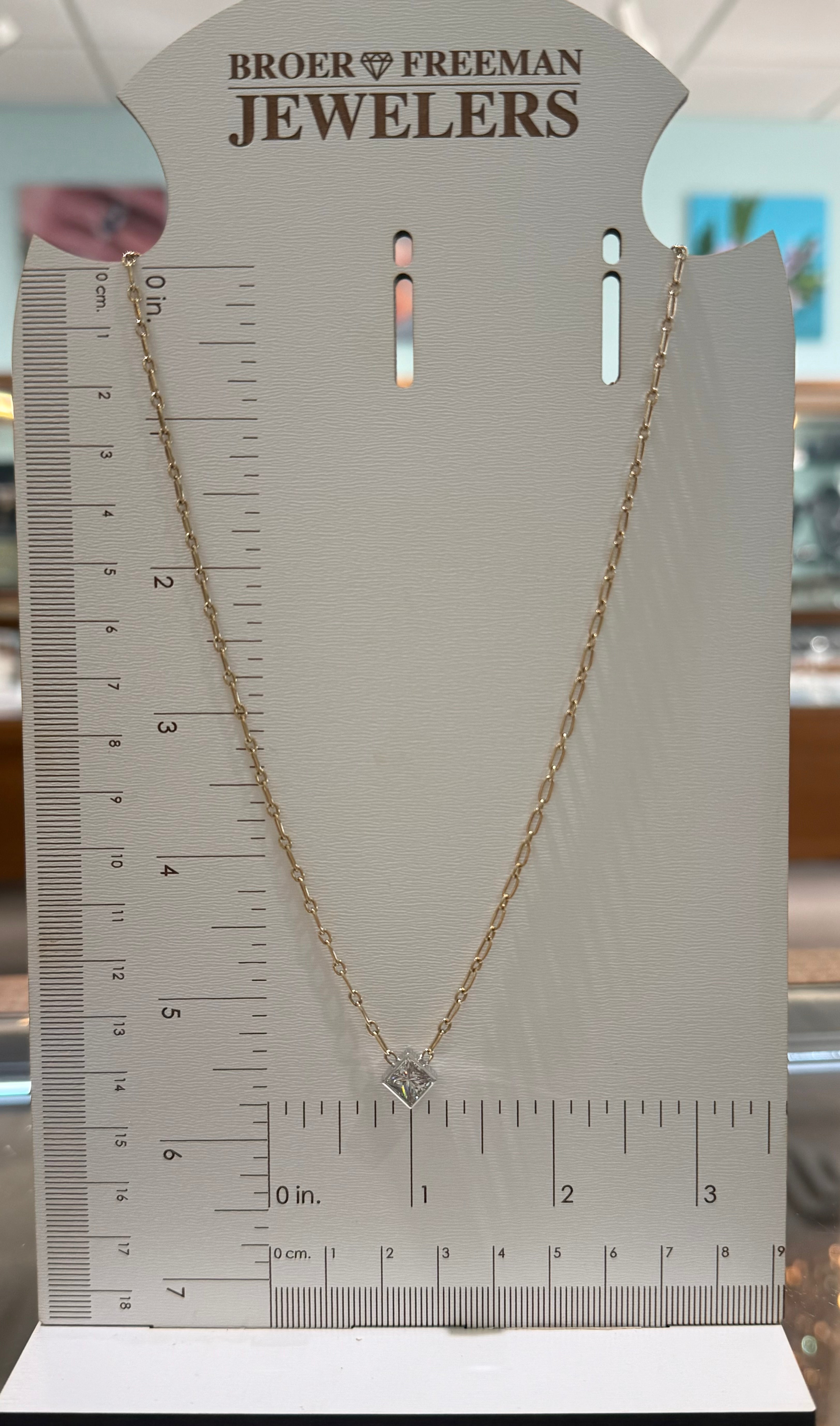 The Diamond Compass Necklace