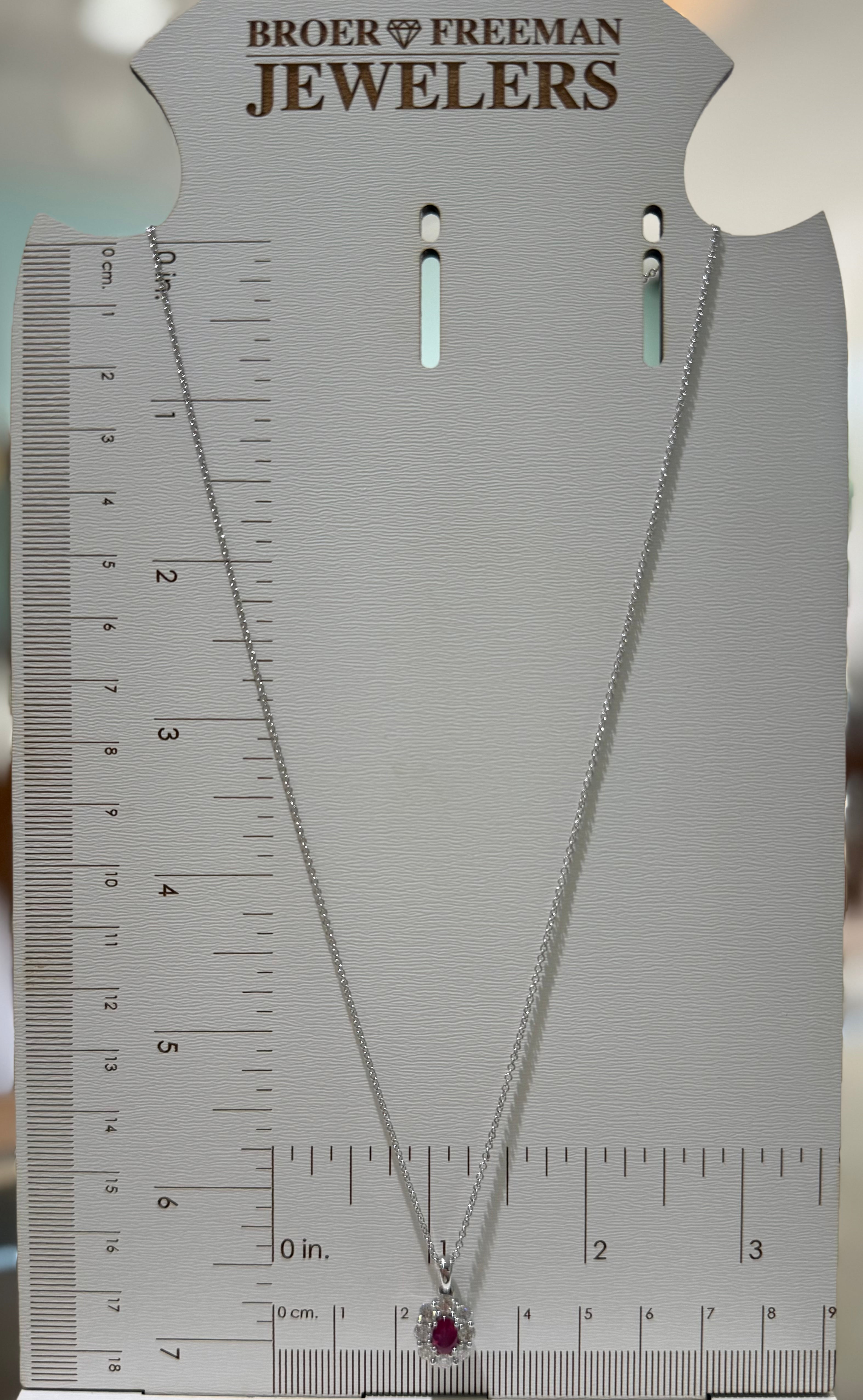 The Beloved Ruby and Diamond Signature Necklace