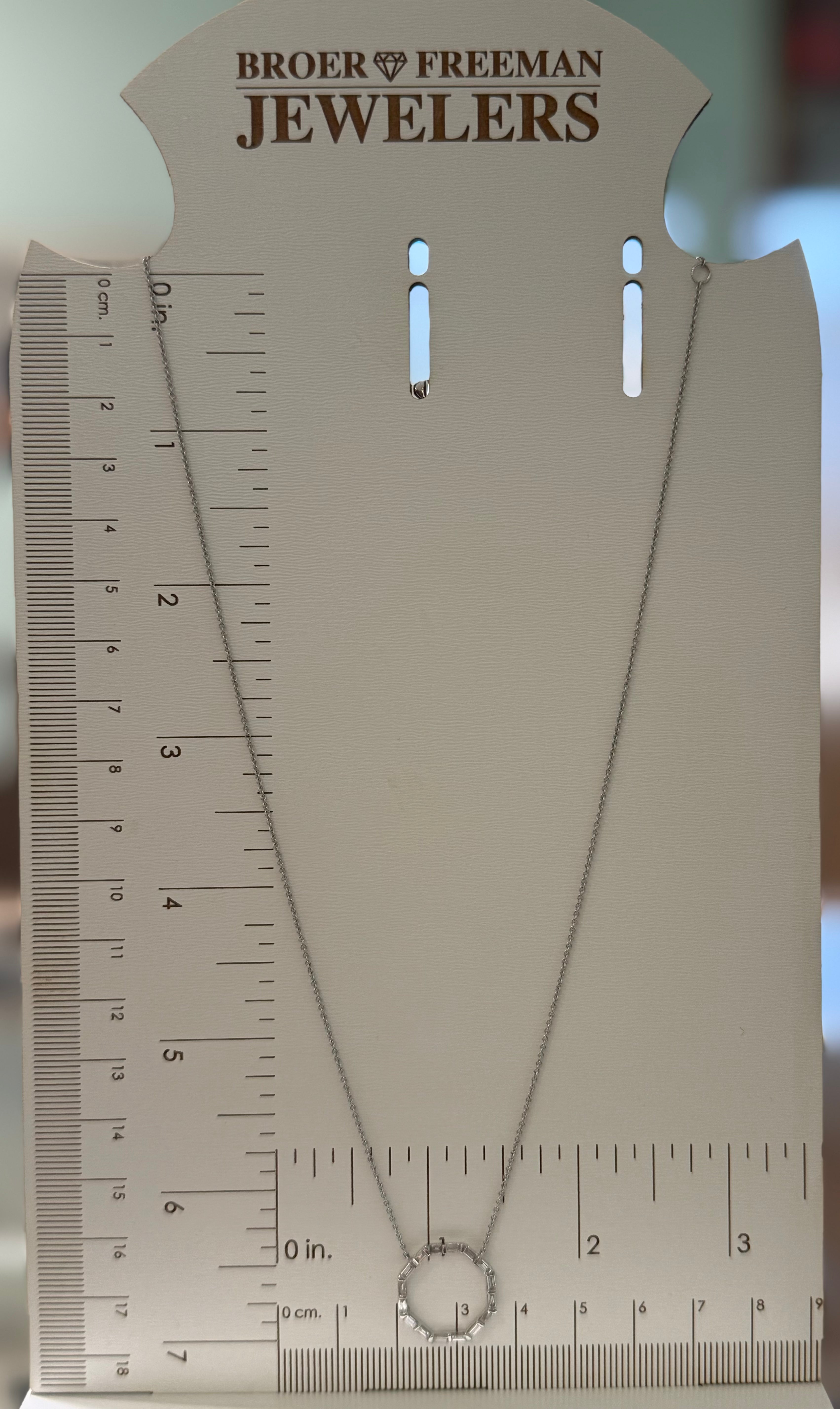 Geometric Grace Diamond Necklace