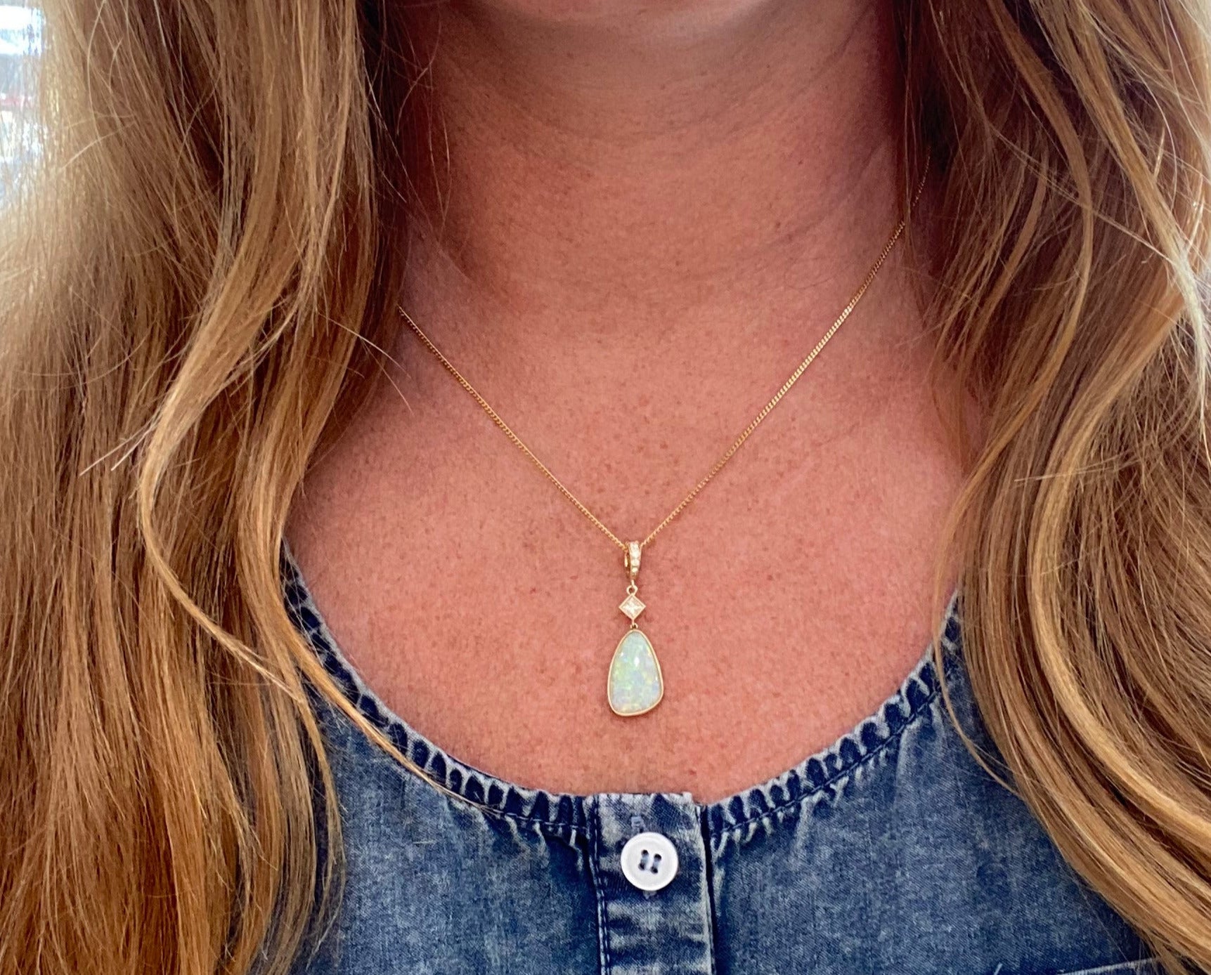 The Aurora Opal Necklace