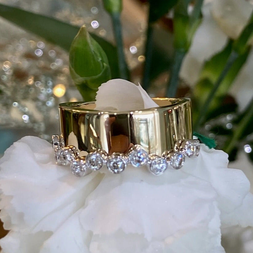 The Golden Bubble Cigar Ring