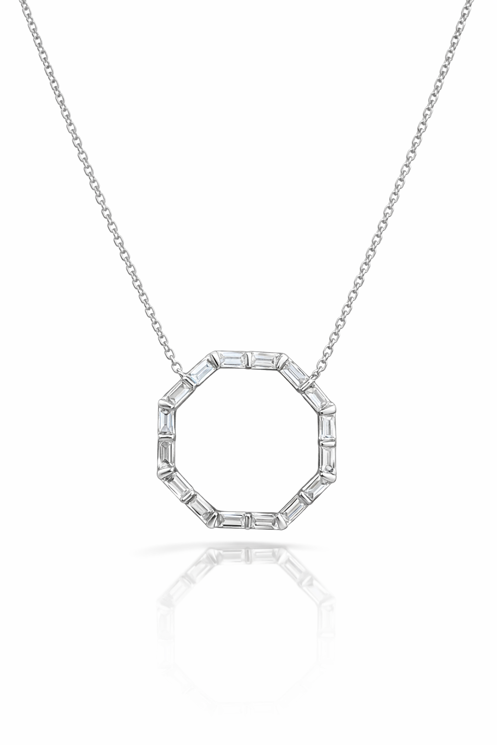 Geometric Grace Diamond Necklace