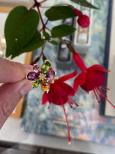 Load image into Gallery viewer, Gemstone Flower Burst Ring
