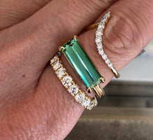 Load image into Gallery viewer, Green Tourmaline Statement Ring
