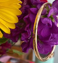 Load image into Gallery viewer, Yellow Gold 4mm Polished Bangle Bracelet
