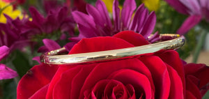 Yellow Gold 4mm Polished Bangle Bracelet
