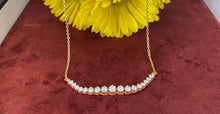 Load image into Gallery viewer, Graduated Diamond Line Necklace
