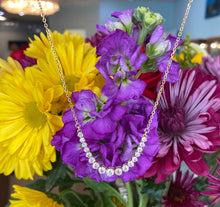 Load image into Gallery viewer, Graduated Diamond Line Necklace
