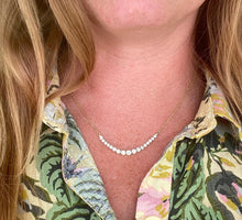 Load image into Gallery viewer, Graduated Diamond Line Necklace

