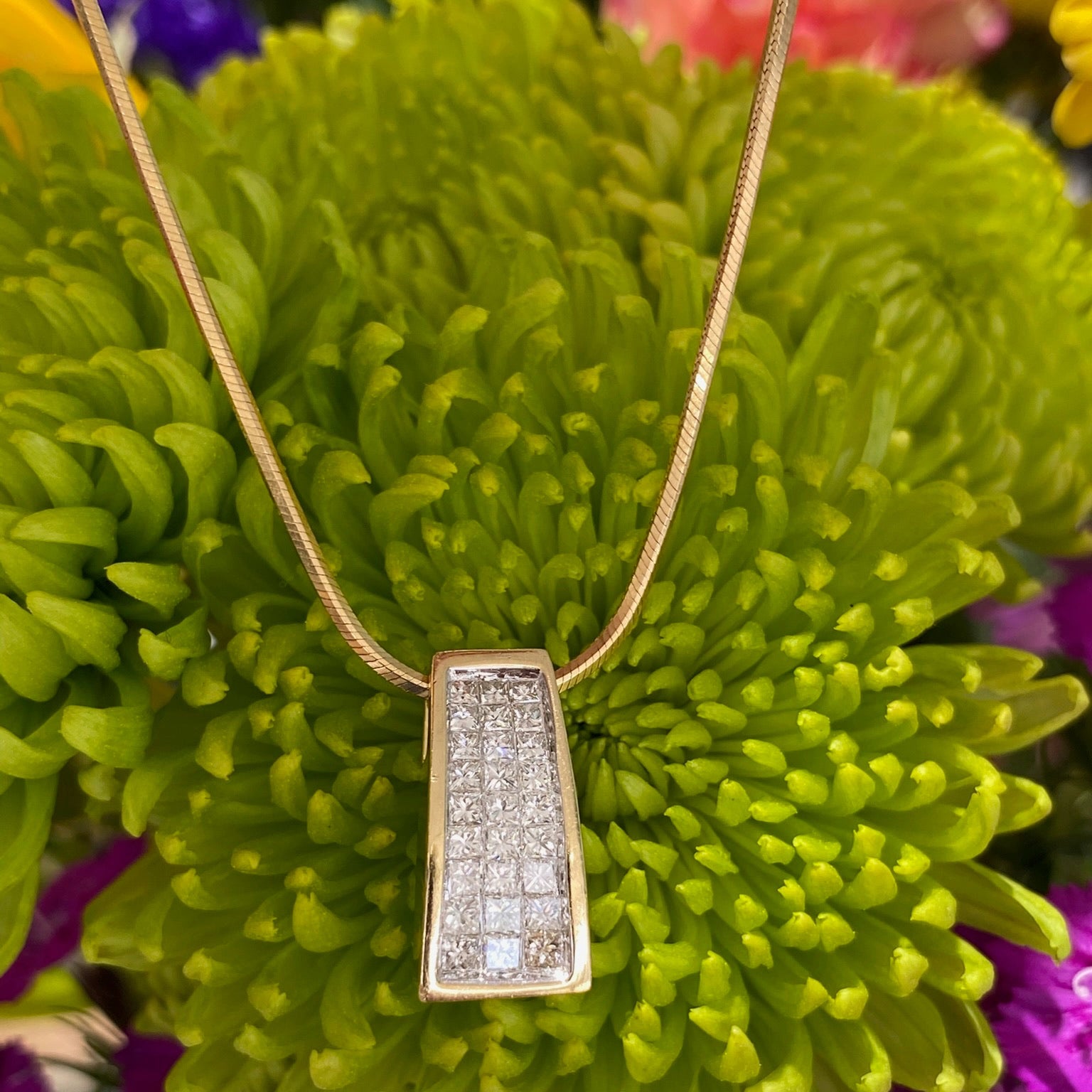 The Vintage Regent Mosaic Diamond Necklace