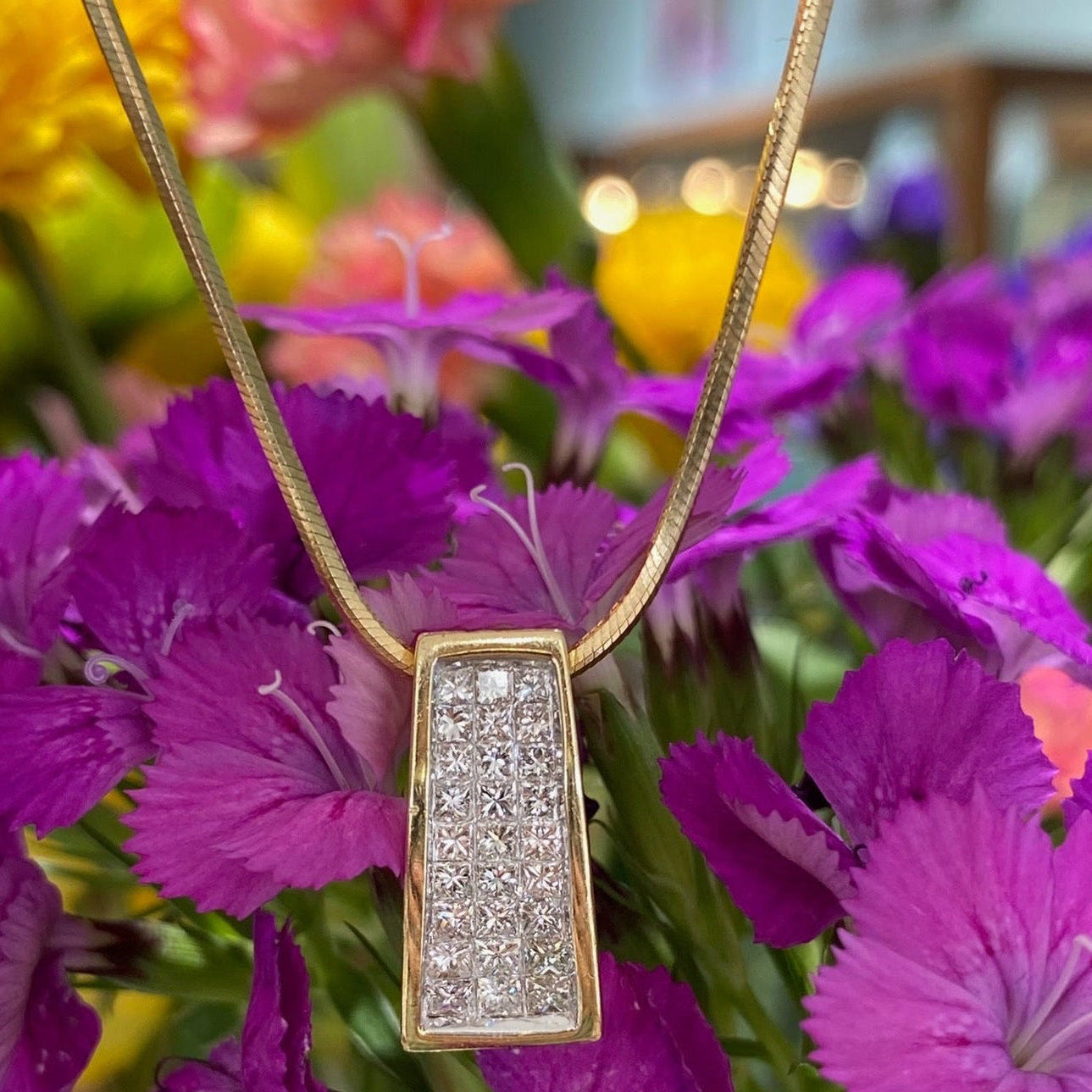 The Vintage Regent Mosaic Diamond Necklace