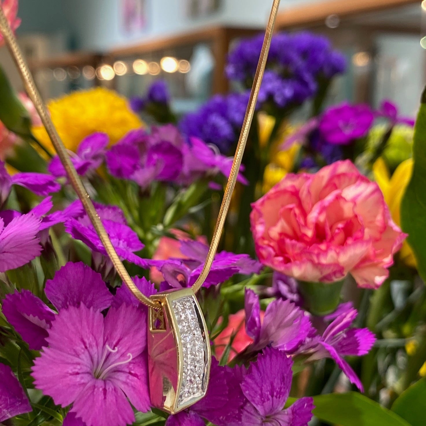 The Vintage Regent Mosaic Diamond Necklace