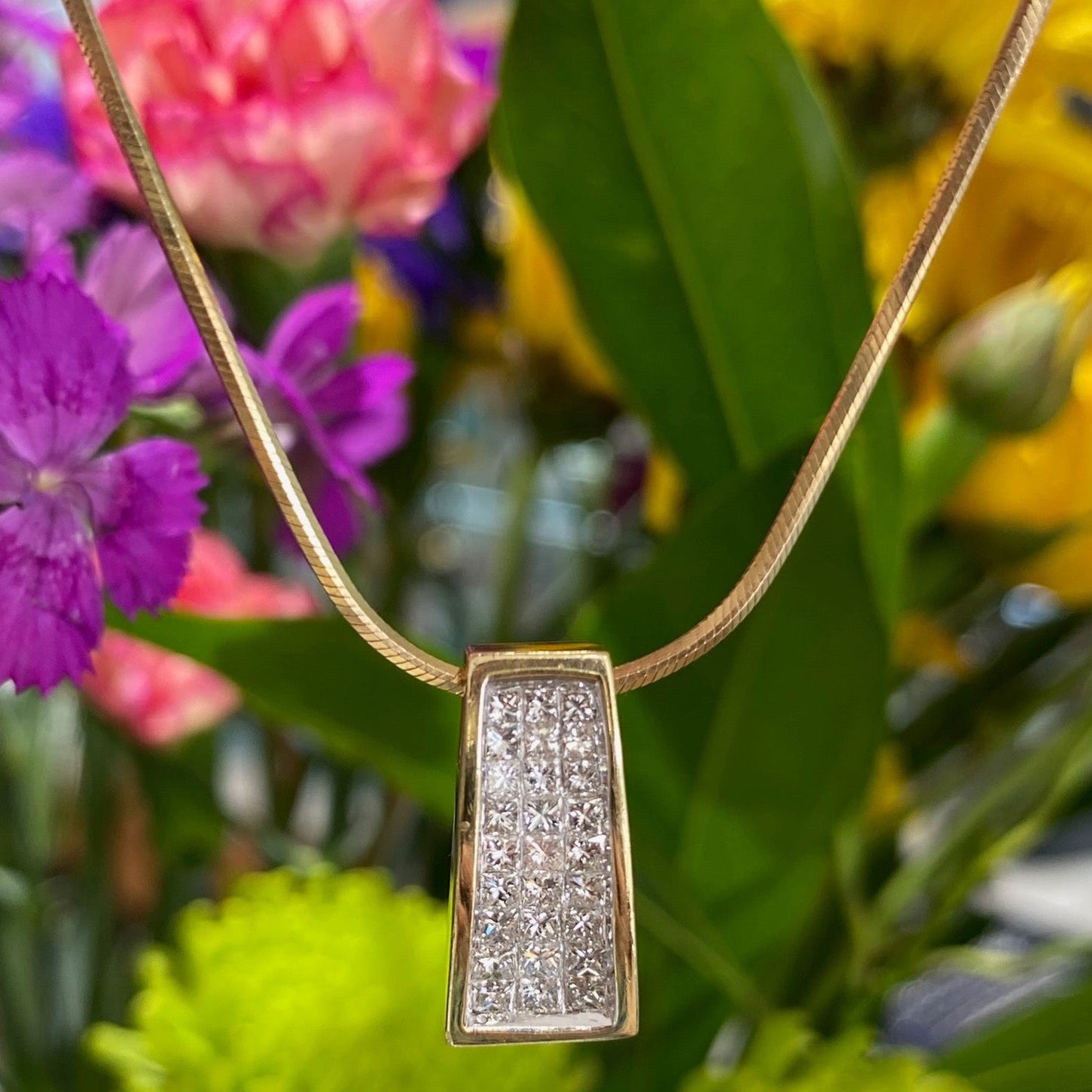 The Vintage Regent Mosaic Diamond Necklace