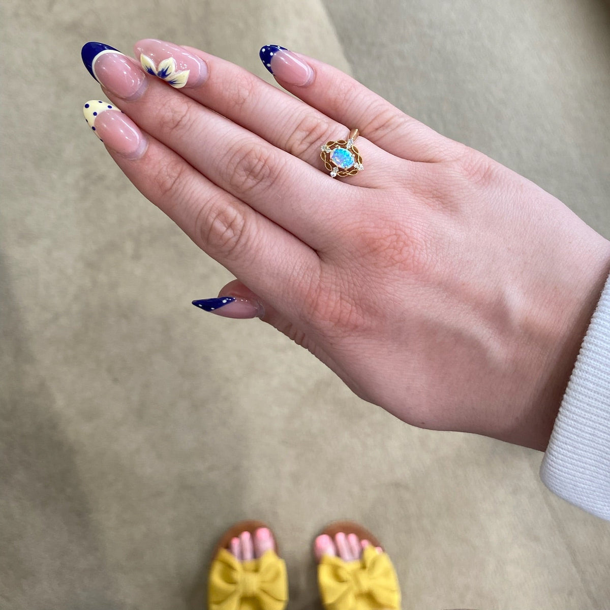 Enchanted Opal Garden Ring