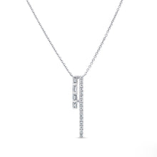 Load image into Gallery viewer, Vertical Bar Diamond Necklace
