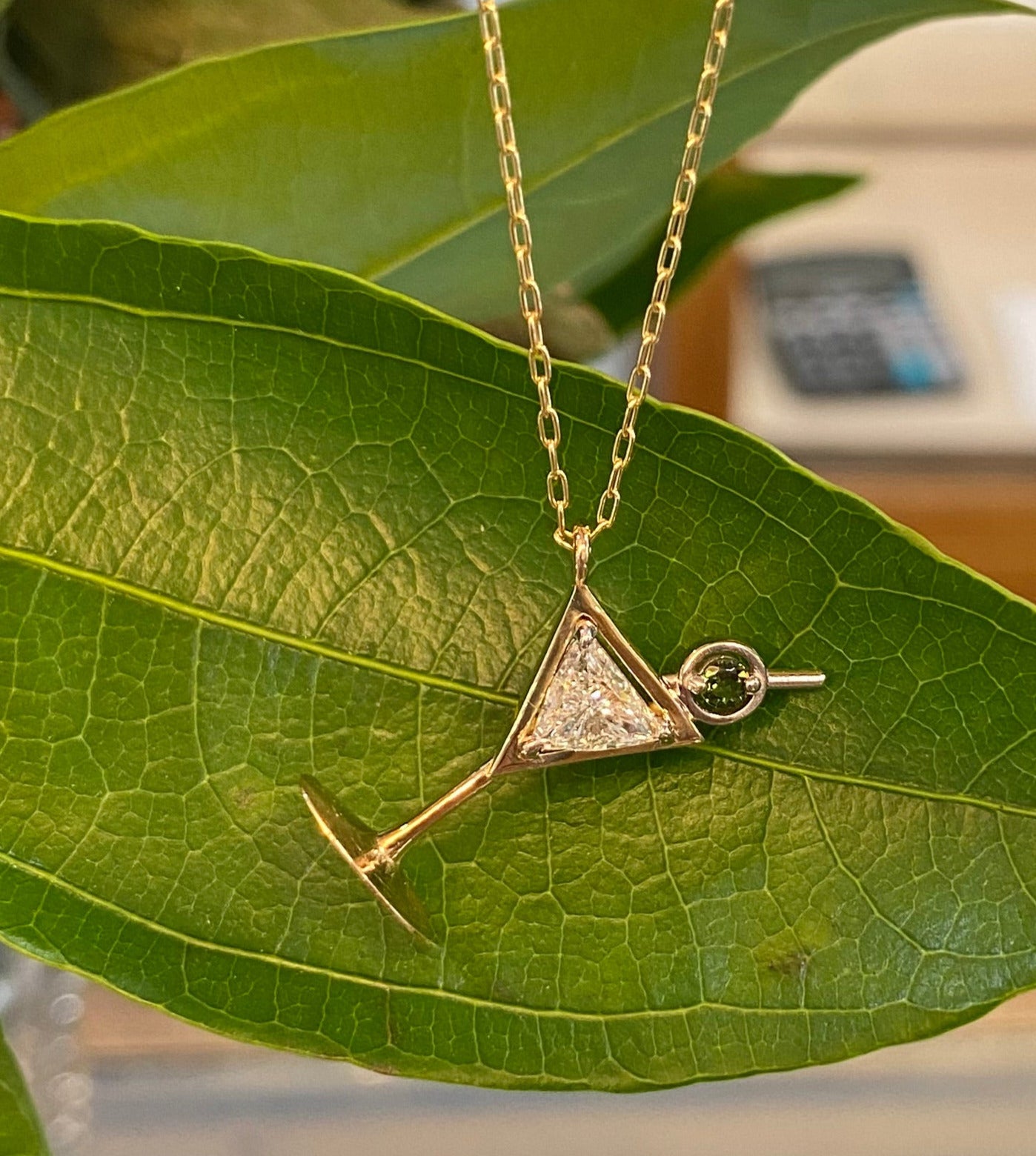 Shaken, Not Stirred Martini Necklace 🍸 One of a Kind