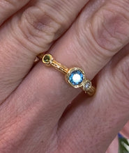 Load image into Gallery viewer, Yellow Gold Multi Gemstone Stackable Ring

