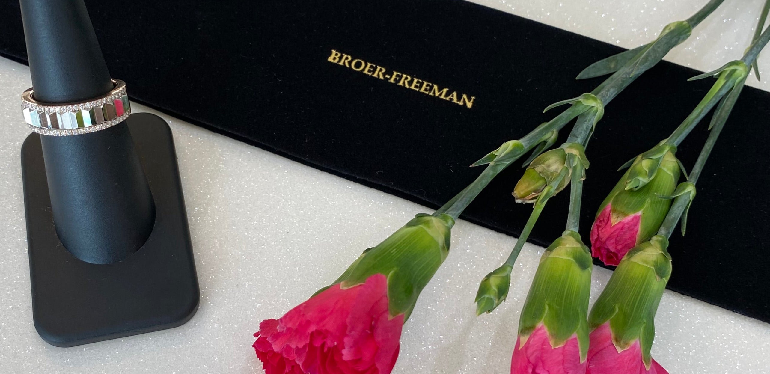 The Rose Gold Diamond Mirage Ring