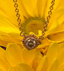 Rose Gold 0.29 ct. Diamond Drop Necklace