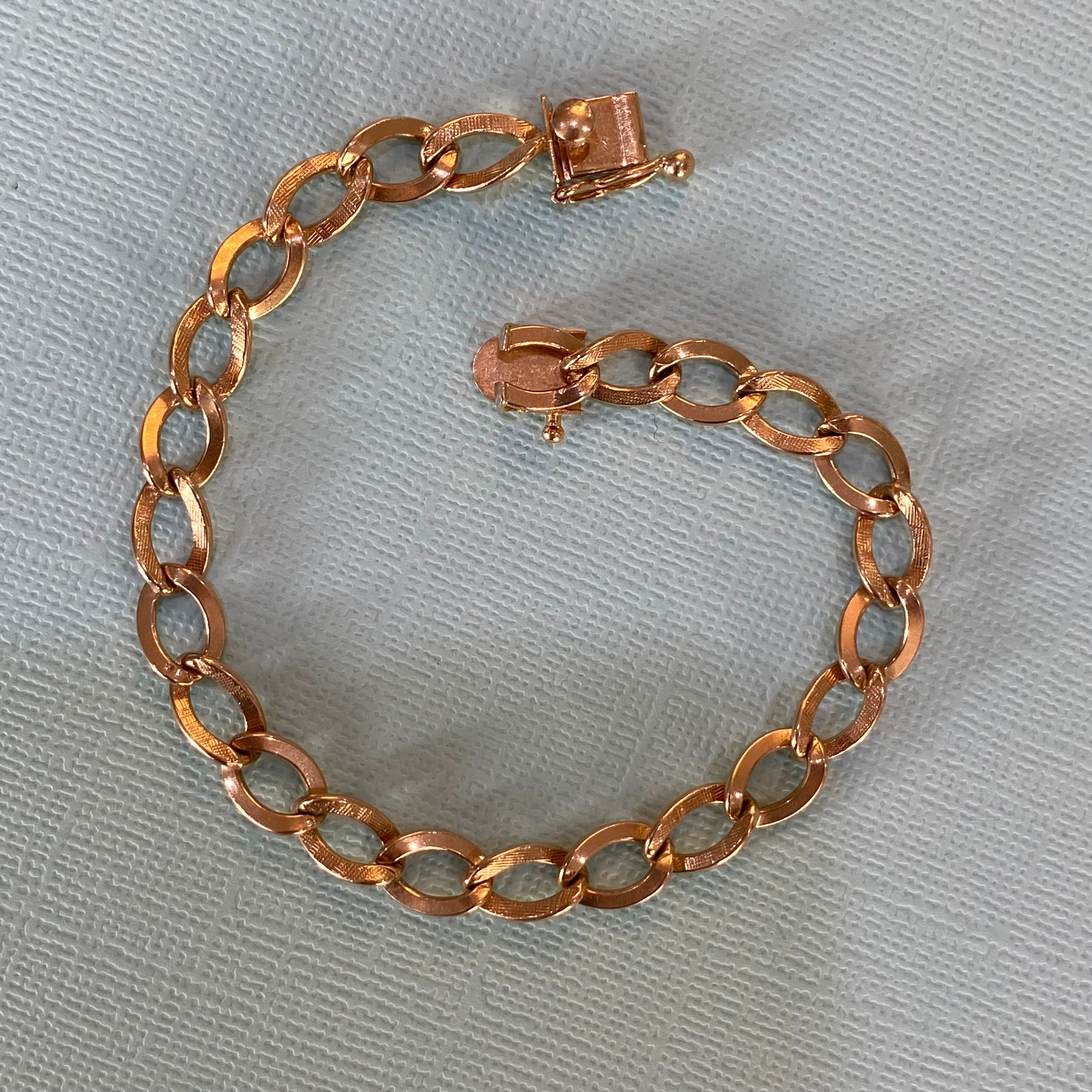 Vintage Gold Charm Bracelet