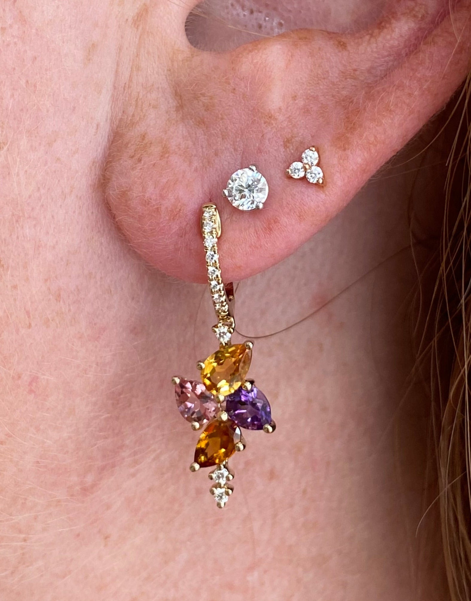 The Sunset Drop Earrings