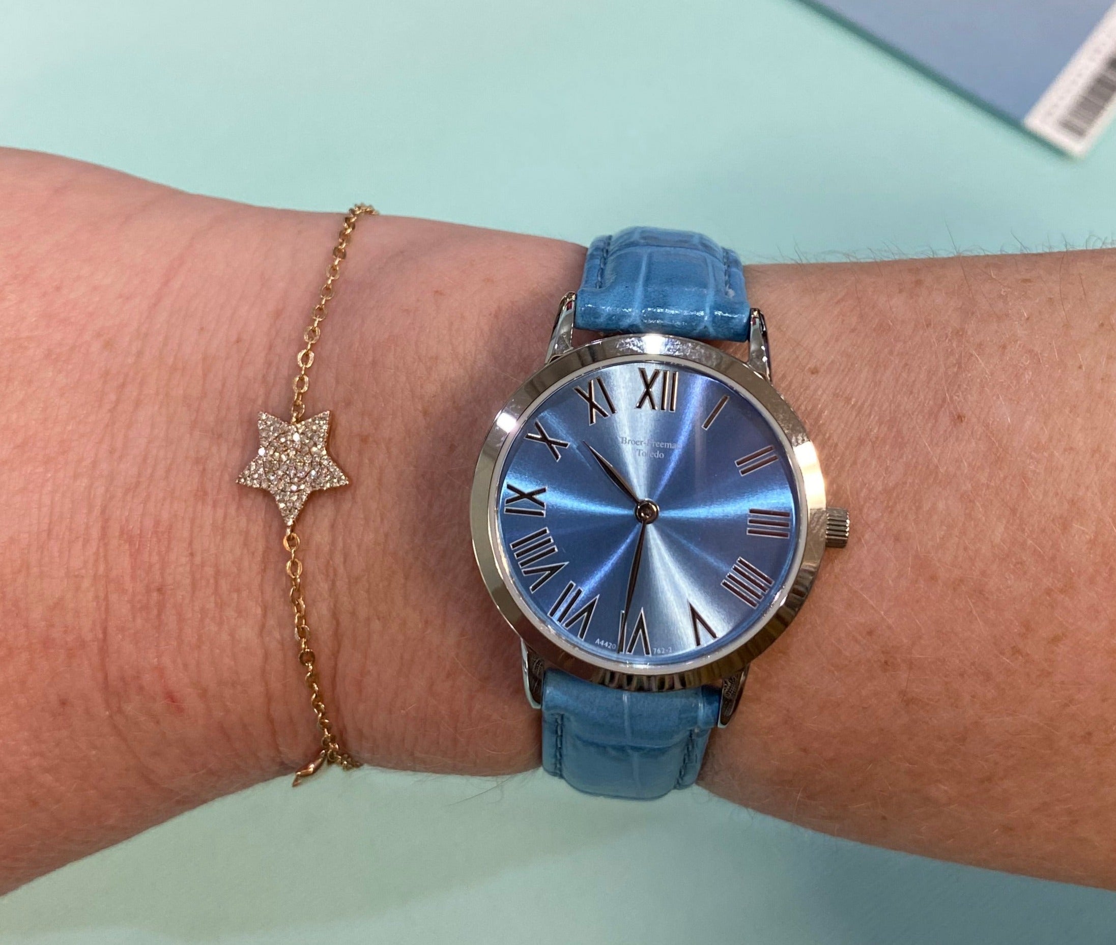 Sky Blue Broer-Freeman Toledo Watch