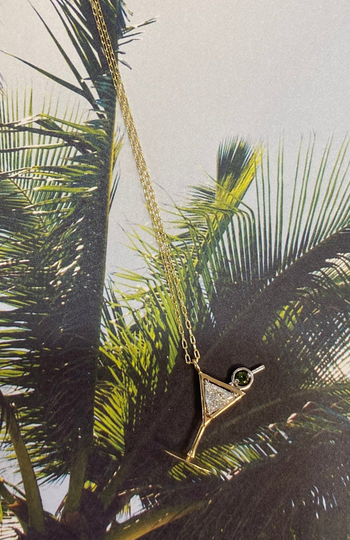 Shaken, Not Stirred Martini Necklace 🍸 One of a Kind