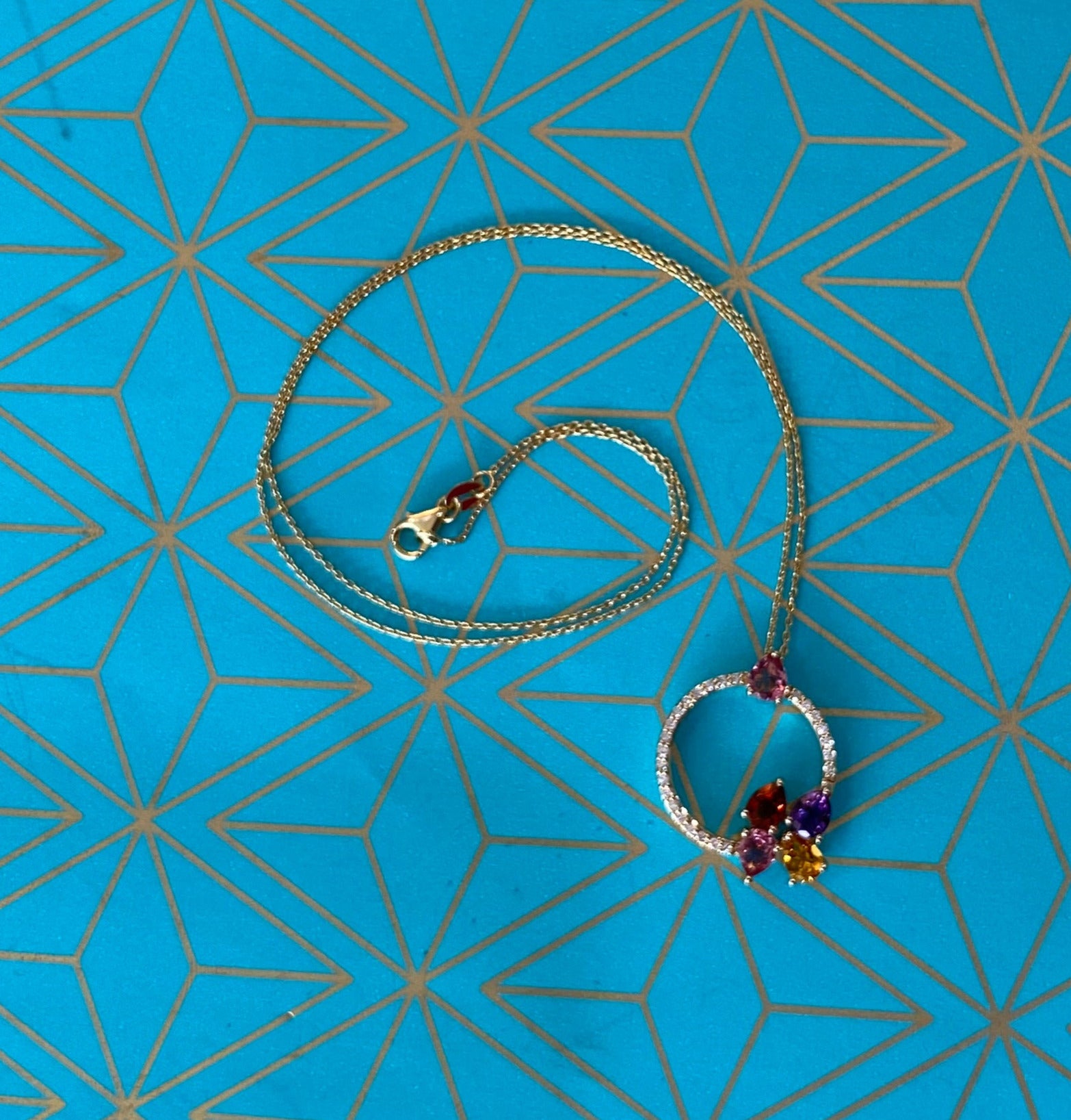 The Sunset Circle Necklace